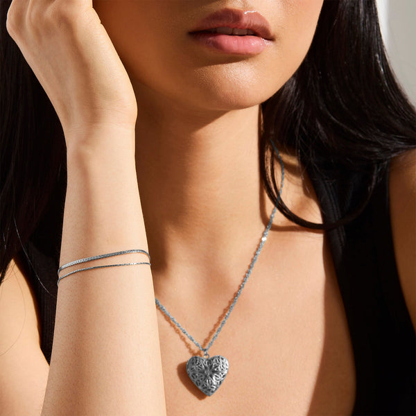 Dual Strand Box Chain Bracelet