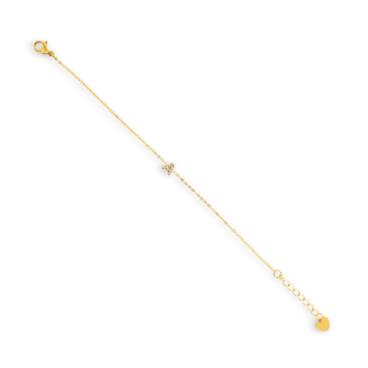 Initial A Crystal Bracelet - EVRYJEWELS
