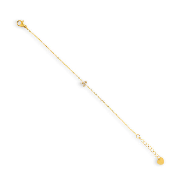 Initial A Crystal Bracelet - EVRYJEWELS