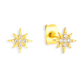 North Star Crystal Studs - EVRYJEWELS