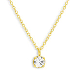 Solitaire Crystal Necklace - EVRYJEWELS