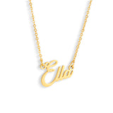 Custom/Personalized Nameplate Cable Necklace - EVRYJEWELS