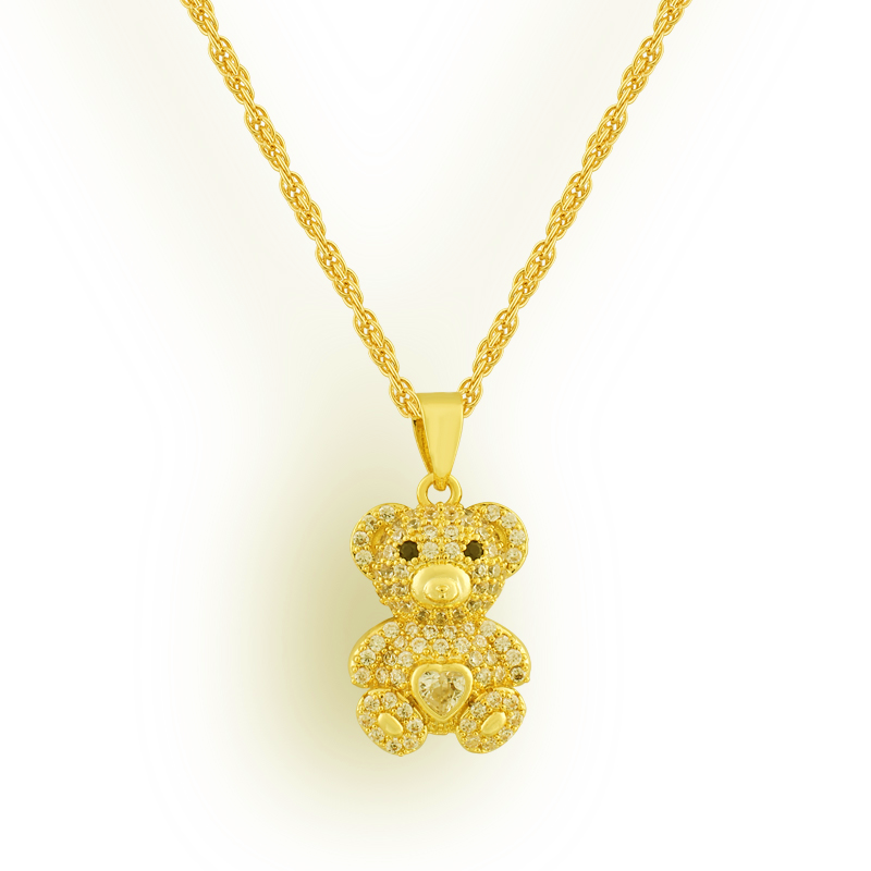 Beary Cute Necklace - EVRYJEWELS