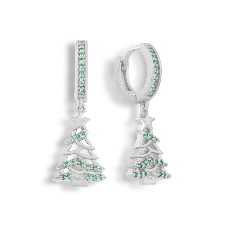 Christmas Tree Earrings - EVRYJEWELS