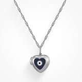 Evil Eye Locket Necklace - EVRYJEWELS