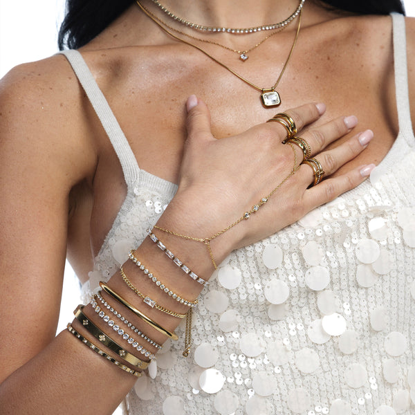 Champagne Tennis Bracelet