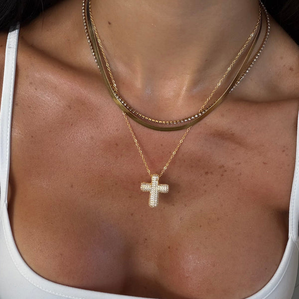 Forever Blessed Cross Necklace