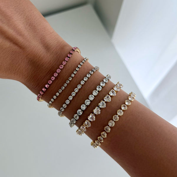 Fergie Heart Tennis Bracelet