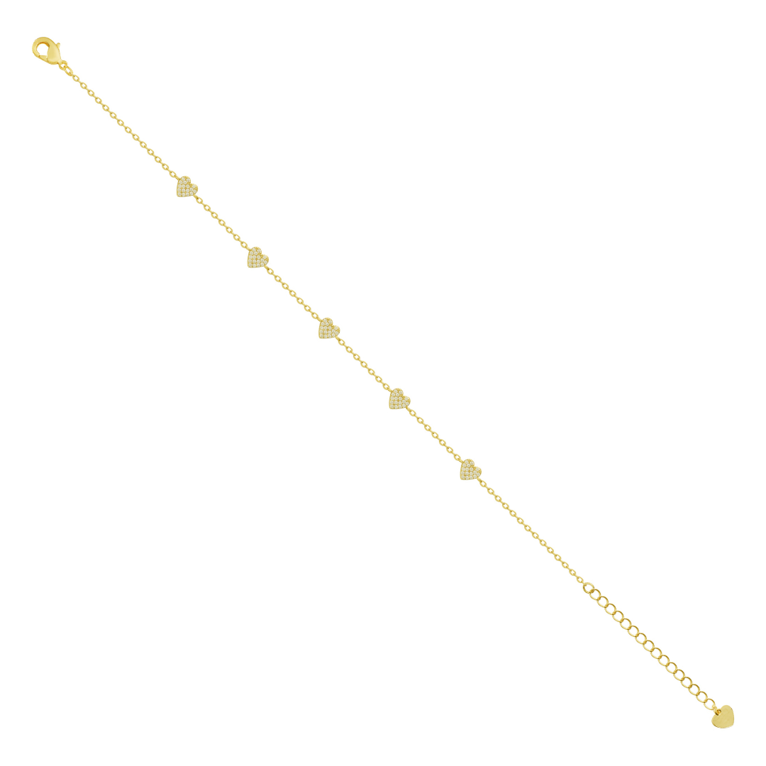 Full Of Love Anklet - EVRYJEWELS