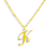 Golden Letter Necklace - EVRYJEWELS