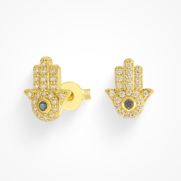 Hamsa Earrings - EVRYJEWELS