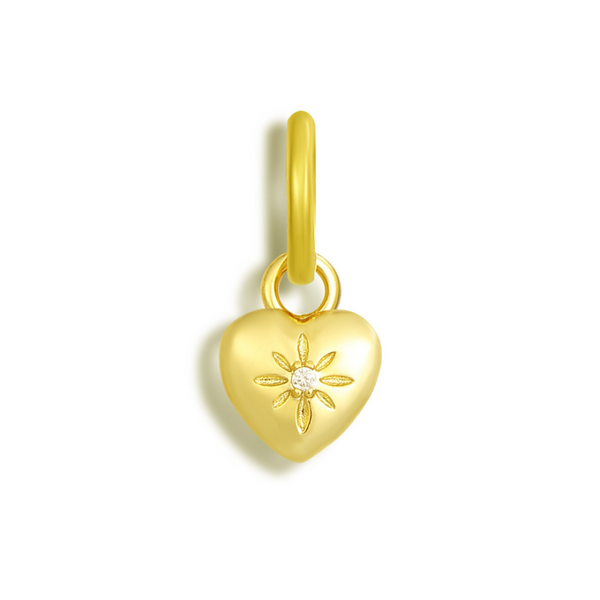 Heart Of Gold Charm - EVRYJEWELS