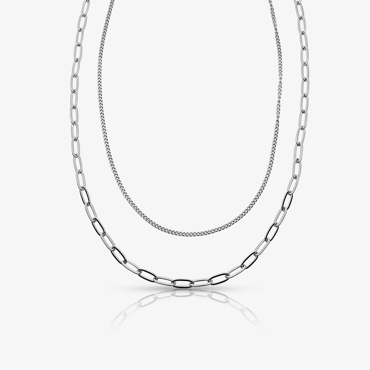 Perfect Pair Double Layered Necklace - EVRYJEWELS