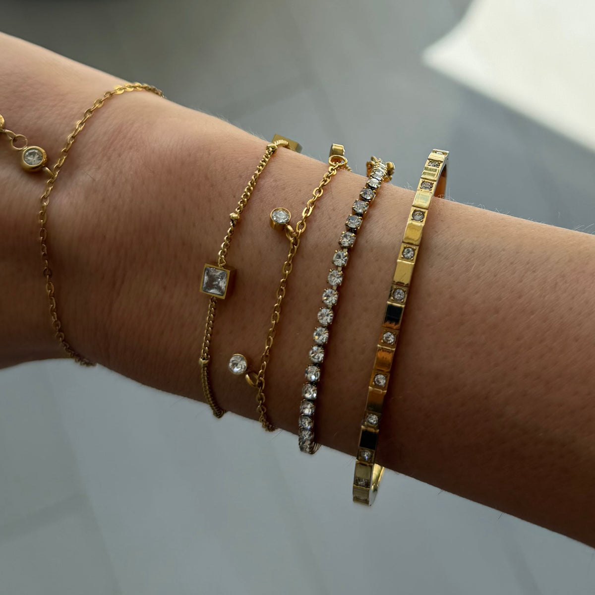 Princess Crystal Station Bracelet