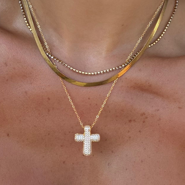 Forever Blessed Cross Necklace