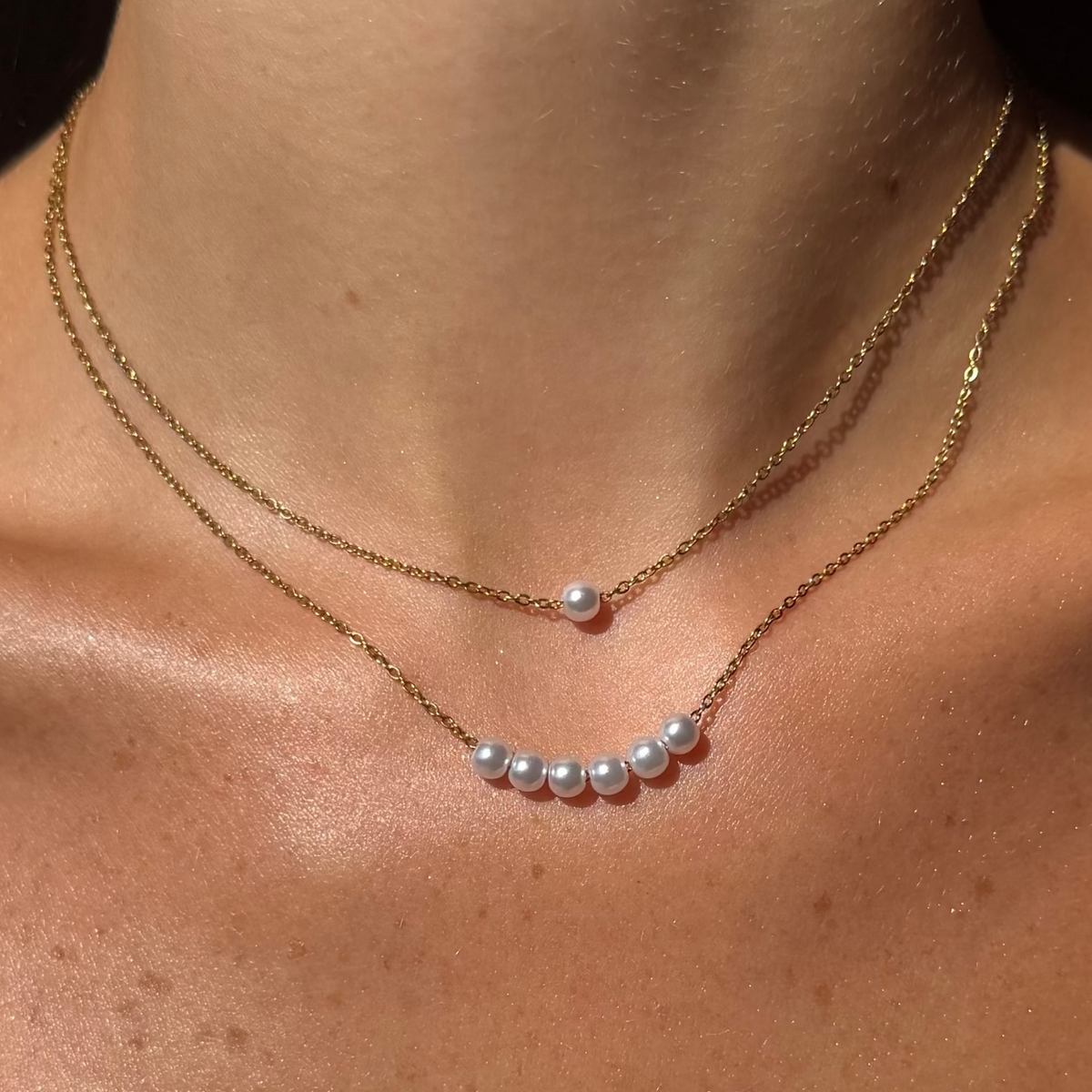 Opalina Pearl Necklace Set - EVRYJEWELS