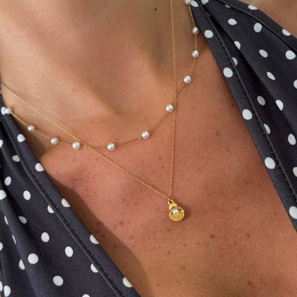 Shelly Pearl Necklace