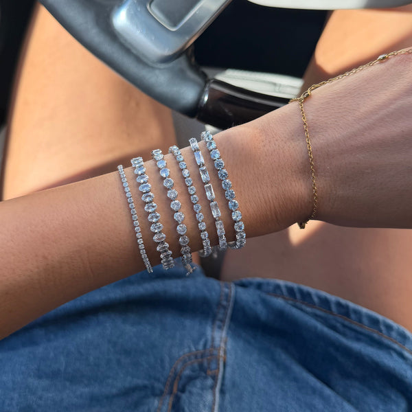 High-Shine Tennis Bracelet