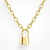 Keep Me Lock Necklace - EVRYJEWELS