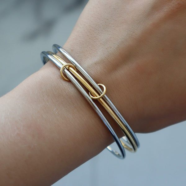 Link Me Later Bangle - EVRYJEWELS