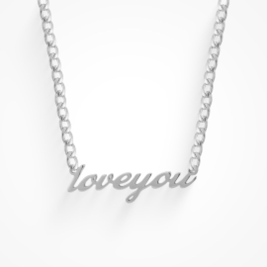 Love You Necklace - EVRYJEWELS