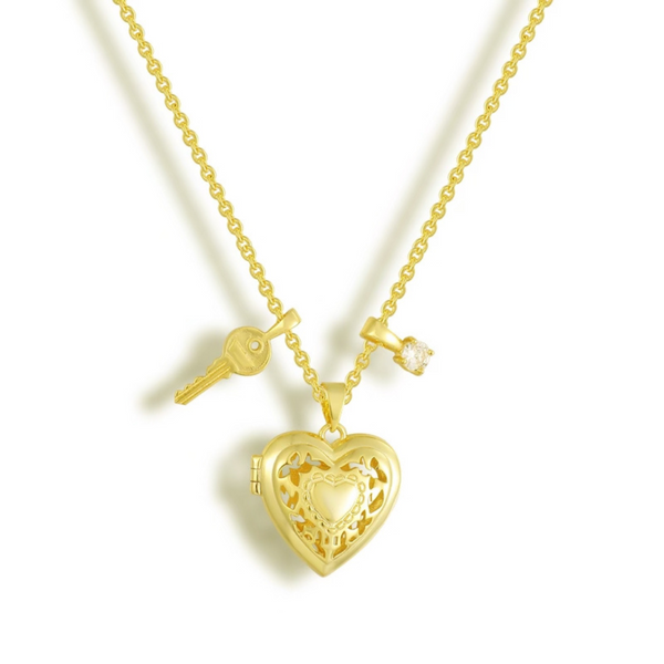 Love on Lock Necklace - EVRYJEWELS