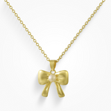 Put a Bow on It Necklace - EVRYJEWELS