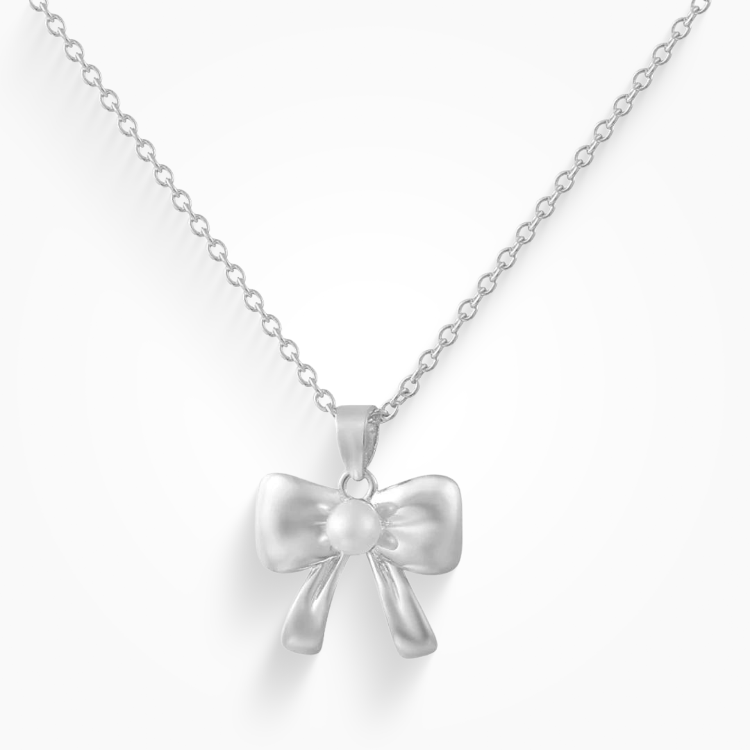 Put a Bow on It Necklace - EVRYJEWELS