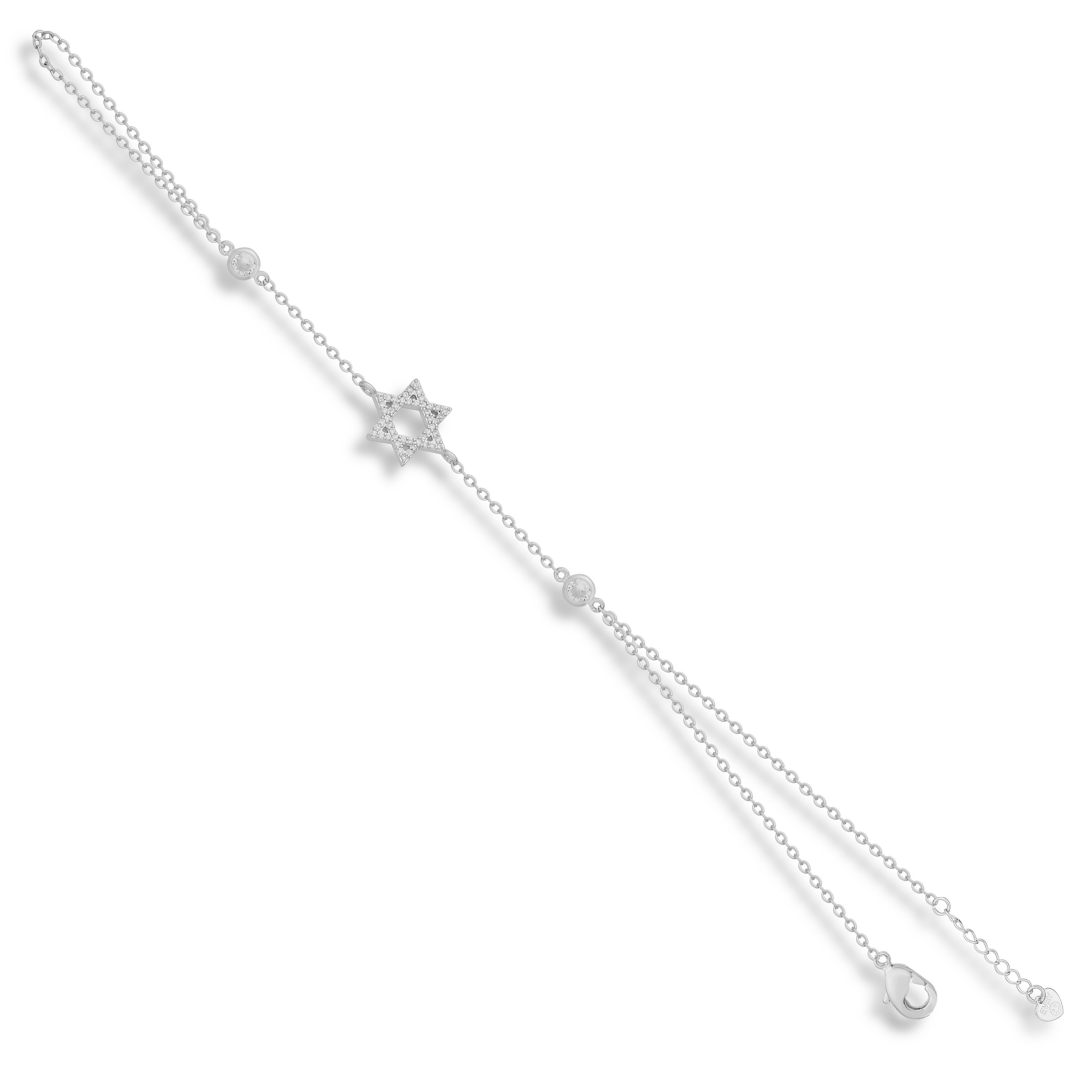 Star of David Hand Chain - EVRYJEWELS