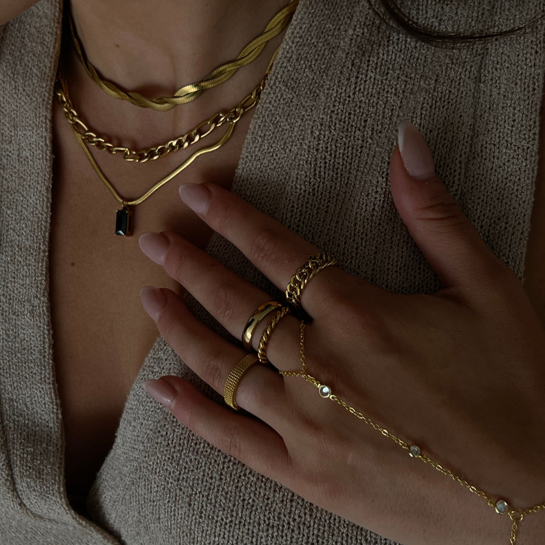 Viral Hand Chains:Anti Tarnish Waterproof