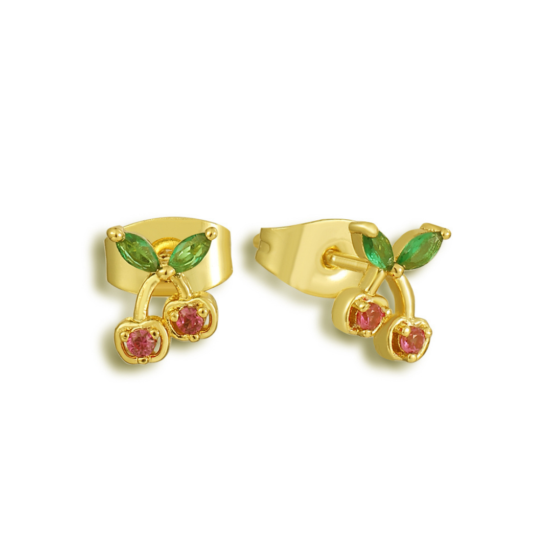 Sweet Cherry Earrings - EVRYJEWELS