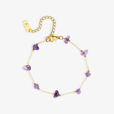 Amethyst Angel Bracelet - EVRYJEWELS