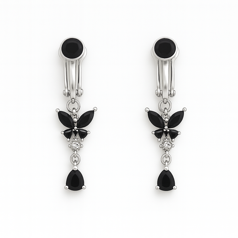 Butterfly Kiss Clip-On Earrings