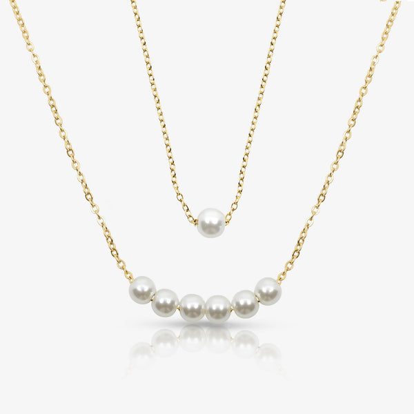 Opalina Pearl Necklace Set