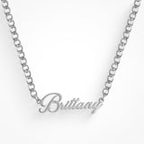 Custom/Personalized Nameplate Curb Necklace - EVRYJEWELS