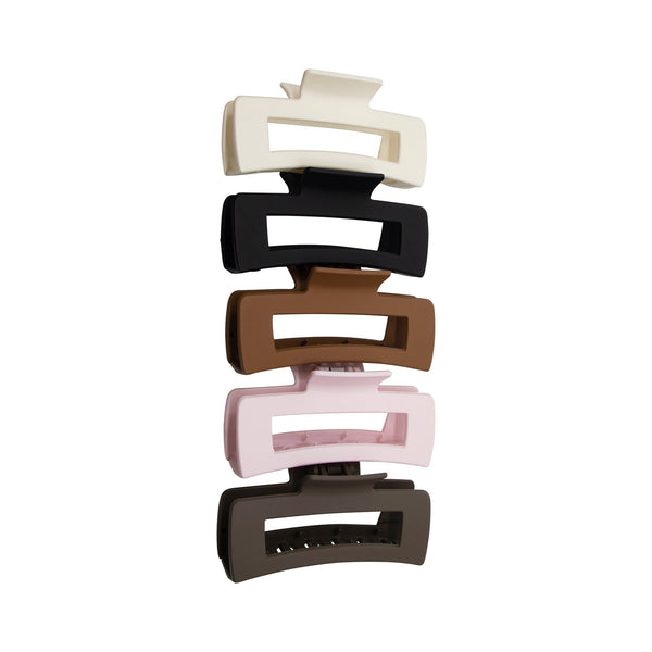 Muted Muse Claw Clips - 15-Pack