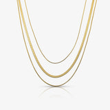 Queen Behaviour Triple Layered Necklace - EVRYJEWELS