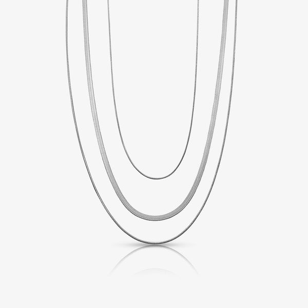 Queen Behaviour Triple Layered Necklace - EVRYJEWELS