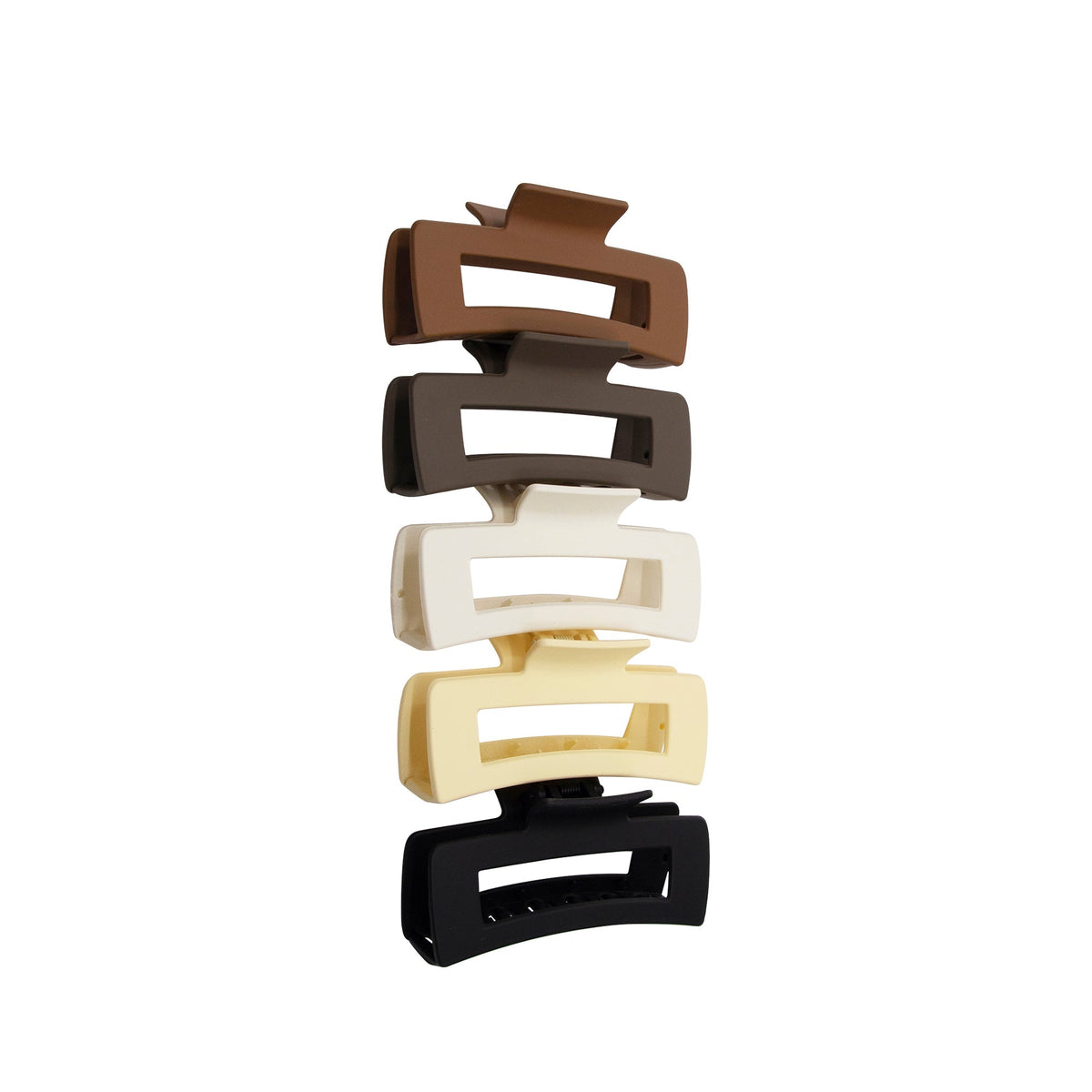 Soft Girl Claw Clips 5-Pack Set