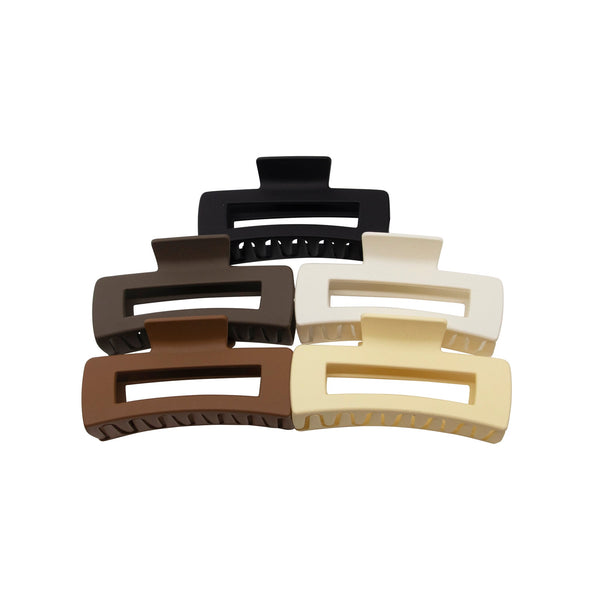 Soft Girl Claw Clips 5-Pack Set