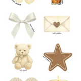 Cozy Vanilla Sticker Pack - EVRYJEWELS